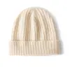 Gorro de Cachemira 2024 Unisex Gorro de Cachemira Invierno Cálido Gorro de Punto Gorro de Lana Color Sólido Versátil Gorro para el Frío