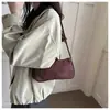 Personalidad Mate Dropshipping Textura de Moda 2026 Terciopelo Elegante Fresco Simple Bolso Pequeño Cuadrado de Hombro Debajo del Brazo