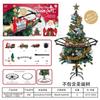 Tren de Vapor de Juguete con Pista Controlado a Distancia Modelo de Árbol de Navidad con Humo, Luces y Música, Se Puede Apagar, Juguete Educativo