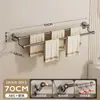 2026 Estante para Toallas con Ventosa Baño Barra para Toallas sin Taladro Estante Organizador de Almacenamiento Montado en Pared para Toallas de Baño