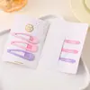 Conjunto de presilhas bb infantis cor doce dopamina estilo cool presilha fofa para cabelo presilha de cabelo meteorito golfinho coreano adorno de cabeça