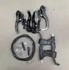 Kit de Freio V-Brake de Liga de Alumínio para Bicicleta de Montanha, Conjunto de Freio V-Brake de Alumínio para Bicicleta de Estrada, Kit de Freio V-Brake de Ferro, Conjunto Completo de Freios