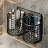 Suporte de Pente para Banheiro, Rack Multifuncional de Parede para Escova de Dentes e Pasta de Dente, Organizador de Armazenamento de Parede para Banheiro