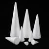 Bola de espuma cónica directa de fábrica, cono blanco de dragón polivinílico, modelo de árbol de Navidad, cono de espuma