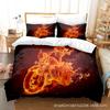 Venta Caliente Transfronteriza Serie Calaveras Juego de Cama de Tres Piezas Impresión Digital Amazon Comercio Exterior Textil para el Hogar Colcha