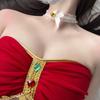 Nova Lingerie Sexy Estimulante, Intercurso de Encontro, Adorno Sexy para Pescoço, Sino de Borda de Cogumelo, Laço para Perna Longa, Dropshipping 3148