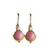 Pendientes Nacionales de Perla Madre para Mujer, Pendientes de Diseño de Nicho, Plata Pura, Pendientes Elegantes y de Moda para Mujer