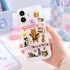 Pegatinas con diseño lindo de gato y perro, precortadas y listas para usar, estilo caricatura, adorables, para álbumes de recortes infantiles, pegatinas decorativas y diseño de escenas creativas