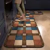 Tapete de Piso para Cozinha de Lama Diatomácea Fácil de Limpar Resistente a Óleo Resistente à Sujeira Tapete Antiderrapante Absorção de Água Absorção de Óleo Tapete de Cobertura Total Outras Grades