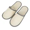 Pantuflas Desechables de Lona Algodón y Lino para Hotel, Tamaño Grande, Engrosadas, Transpirables, Antideslizantes, Listas para Hotel y B&B, Venta al por Mayor
