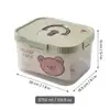 Conjunto de 5 Caixas Organizadoras de Geladeira Transfronteiriças, Caixas Organizadoras Empilháveis, Seguras para Micro-ondas, Recipientes Selados de Grande Capacidade para Cozinha Atacado