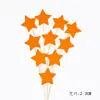 Cartão de decoração de bolo embalagem de panificação variedade de estrelas amor glitter série decoração de casamento inserção 10 preço