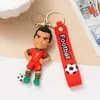 Llavero Colgante Copa del Mundo Estrella de Fútbol Transfronterizo Messi Ronaldo Colgante para Mochila Llavero Pequeño Regalo al por Mayor