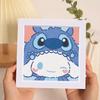 Enfeites de Pintura de Diamante, Adesivos de Desenho Animado DIY Fofos Feitos à Mão, Porta-Retratos de Acrílico, Pinturas Decorativas, Decorações para Quarto e Sala de Estar no Atacado