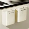 Cubo de basura de cocina para pared para uso doméstico, gran capacidad, adecuado para sala de estar, baño, inodoro, con tapa, gran capacidad de 7L