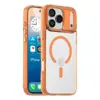 Adequado para capa de celular magnética transparente iPhone 17 Pro Max, Capa protetora anti-queda de acrílico cor de gelo Apple 16