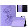 Adequado para tablet iPad A16, Samsung Tab S12 Plus, com design em relevo de padrão de borboleta, compartimentos para cartões e um suporte, oferecendo proteção contra quedas.