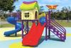 Escola Maternal Parque de Diversões ao Ar Livre para Crianças Parque Paraíso Comunitário Grande Escorregador de Plástico Balanço Combinação Instalações de Diversão