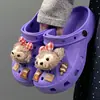 Zuecos para mujer para enfermeras, calzado casual para exteriores, sandalias impermeables de verano 2026, de punta cerrada, con suela suave, pantuflas de suela gruesa para mujer