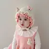 Gorro para Bebé Otoño e Invierno Estilo Bebé Gorro de Lana Meses Pequeños Cálido Gorro Tejido Para Salir Engrosado Invierno Lindo