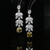 Pendientes de gota de agua con circonita para mujer, primavera y verano 2022, aguja de plata S925, moda Joker, lujo ligero, pendientes de alta gama, venta al por mayor