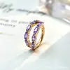 Brincos de anel F136 em liga de titânio dourado, camada dupla, corte marquise, brilhantes; Brincos de piercing labial G23 em titânio, rosca interna, com zircônia