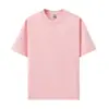 Camiseta Masculina de Manga Curta Estilo Americano Sorona 260g com Toque Gelado Anti-Rugas, Cor Sólida Básica, Tamanho Oversize, Camada Base Tecnológica