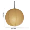 Lustre Grande Estilo Japonês Arte em Papel Sala de Estar Sala de Jantar Café Pousada Loja de Roupas Decoração Bola Redonda Luminária Famosa na Internet