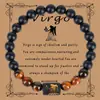 Vendas Diretas da Fábrica em Estoque Pulseiras Redondas dos Doze Signos do Zodíaco Pulseiras de Comércio Exterior Transfronteiriço Pulseiras de Cristal Olho de Tigre