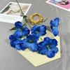 Simulação de uma única flor de borboleta gladíolo de 6 cabeças casamento área de boas-vindas arranjo de flores flor de seda decoração de hotel flor falsa