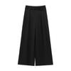 Comércio Exterior Transfronteiriço Roupas Femininas 2025 Estilo Europeu e Americano Moderno Cintura Alta Elegante Simples Versátil Calça Wide Leg