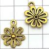 Colgante de Girasol Rosa de Aleación de Plata Antigua Más Vendido de Amazon Colgante DIY Pulsera Collar Accesorios de Joyería