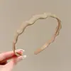 Faixa de cabelo minimalista preta com dentes para mulheres, alto suporte craniano, antiderrapante, grampo de cabelo invisível para uso diário