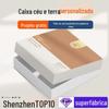 Caixa de presente tipo capa céu e terra atacado caixa de embalagem de papelão quadrada logo colorido caixa de presente para perfume pequeno lote personalizado