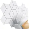 Paneles Absorbentes de Sonido de Fibra de Poliéster Hexagonales Transfronterizos para Salas de Conferencias en Casa, Estudios de Grabación, Salas de Transmisión en Vivo, Paneles de Fieltro Antirruido