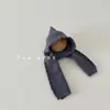 Gorro y bufanda cálidos de otoño e invierno todo en uno para niños y niñas, color liso, combinable, gorro tipo chal, gorro de lana tejido, invierno