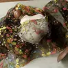 Acessórios de Renda Bordada em Rede de Flores Frescas Tecido de Renda Artesanal DIY Renda Decorativa para Roupa de Boneca