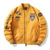 Marca de moda transfronteriza para hombre, Nueva chaqueta de piloto de Primavera y Otoño, uniforme de béisbol bordado fino holgado para hombre que combina con todo