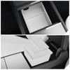 Adecuado para 23 Modelos Nuevos Tesla Model3 Caja de Almacenamiento para Caja de Reposabrazos de Control Central Caja de Almacenamiento Multifunción para Coche