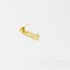 Broche de oro de 1,5 cm y 2 cm con aguja para ropa, accesorios de joyería DIY, chapado ecológico, venta al por mayor