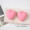Pingente Amor Grande Corrente para Celular Chaveiro Pingente DIY Material Artesanal Joia para Pendurar em Bolsa Coreana Coração de Pêssego Menina