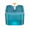 Bebedouro automático inteligente para animais de estimação, dispensador de água automático, interface USB, LED, dispensador de água de aço inoxidável sem plugue