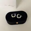 Pendientes Metálicos Semicirculares Estilo 'Fiebre de Blogger Coreana' para Mujer, Elegantes, Sencillos y Versátiles