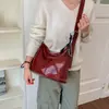 Bolso Bandolera Grande de Cuero Suave Estilo Retro para Mujer 2026 Nuevo Otoño Invierno Versátil para Viajes