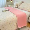 Un lado es de algodón puro, el otro es de terciopelo de leche, sábana acolchada de algodón puro de una sola pieza, protector de colchón antideslizante para tatami, juego de tres piezas