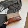 Bolsa Hobo Corrente Rombus de Comércio Exterior Transfronteiriço Bolsa de Ombro Versátil para Mulheres Moda Balde Fosco Bolsa Transversal Comércio Exterior Transfronteiriço