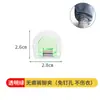 Clip semicircular transparente multiusos para almacenamiento y fijación, clip para dobladillo de pantalón sin costura, clip pequeño de plástico universal, clip para organizar papeles