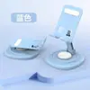 Suporte de Mesa Giratório de Metal Estilo Macaron para Celular, Suporte para Celular e Tablet para Assistir a Shows, Transmissão ao Vivo, Suporte de Suporte para Vídeo, Suporte Preguiçoso