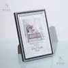 Marcos de Fotos Vacíos de Madera de 6 Pulgadas para Fotos Infantiles, Marcos de Pared para Fotos de Madera de 6 Pulgadas, Colgantes de Pared, Exhibición de Mesa, Hogar Moderno Minimalista