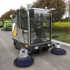 Veículo de Limpeza e Varrição, Varredor Elétrico Totalmente Automático para Limpeza de Folhas, Cinco Escovas, Quatro Rodas, 2300 Varredor